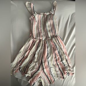 stripes hollister romper